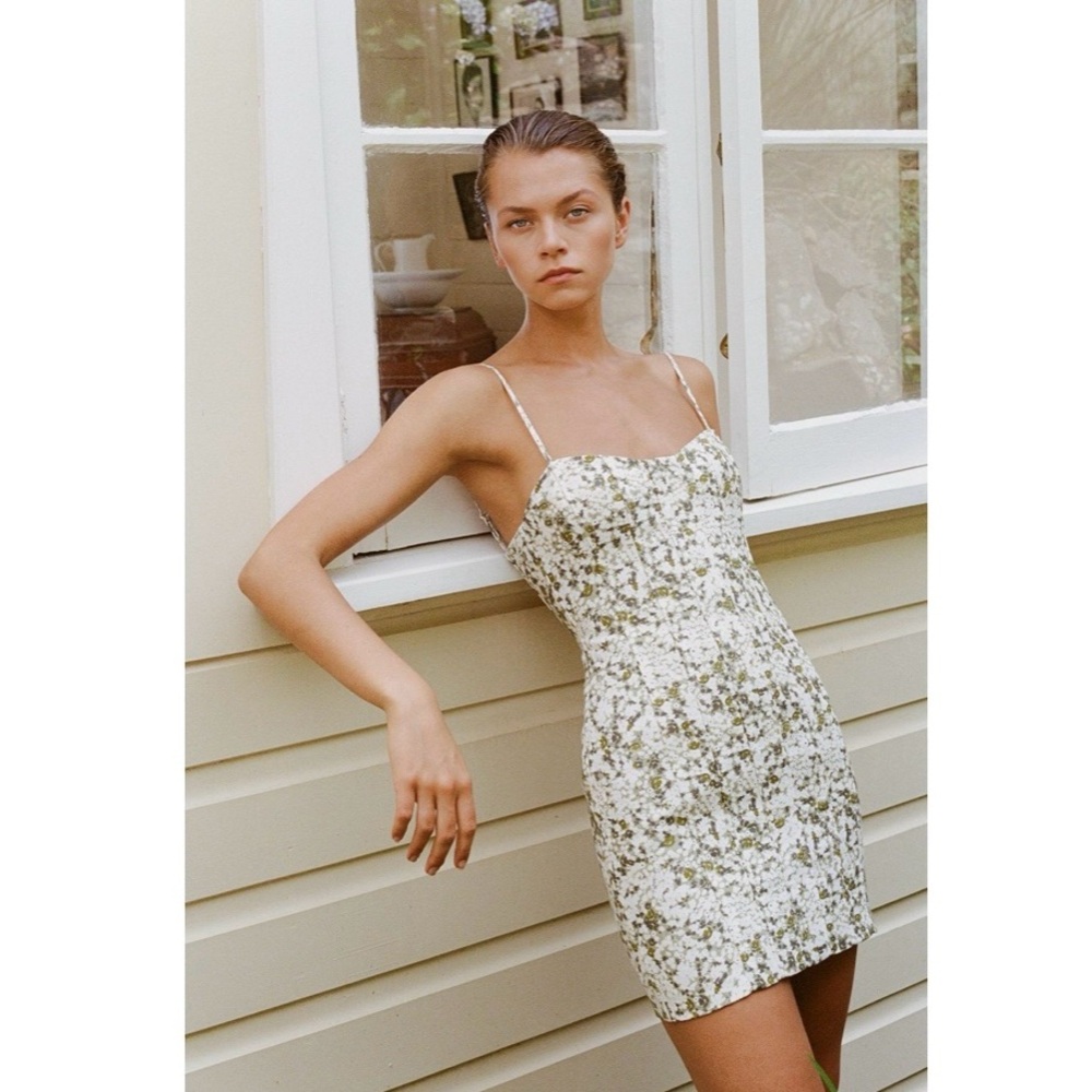 Shona Joy FITTED CORDED MINI DRESS
